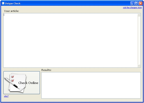 Product picture Unique Article Checker