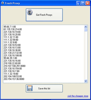Product picture Fresh Proxy